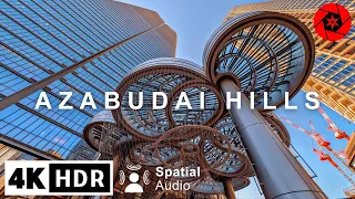 Tokyo's Brand New Azabudai Hills Opening Day Full Walkthrough - 4K HDR Spatial Audio