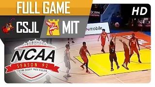 CSJL vs MIT | Full Game - 3rd Quarter | NCAA 92 - August 9, 2016