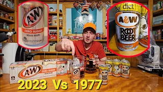 Drinking Very Old A&W Root Beer Compared To New Product