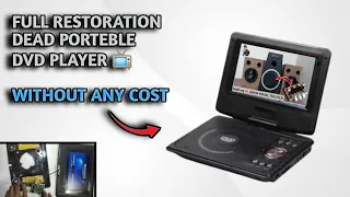 Full Repair Dead Porteble dvd player | full wiring of porteble dvd player