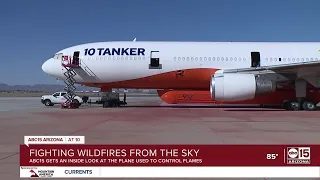Take a look inside the DC-10 Tanker that helped fight three Arizona wildfires this week