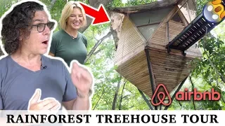 AMAZING Treehouse Airbnb Tour in the Costa Rican Rainforest!! 😱