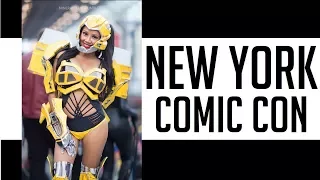 THIS IS NYCC NEW YORK COMIC CON 2017! cosplay music video vlog recap Westworld Bumblebee DJI OSMO