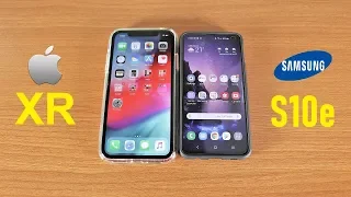 Apple iPhone XR Vs Galaxy S10e Speed Test