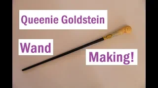 Making Queenie Goldstein's wand from Fantastic Beasts! Wooden wand making! :-)