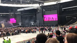 BTS - Intro VCR + Dionysus + Not Today (Wembley Stadium 01.06.2019)