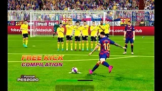 PES 2020 - Free Kick Goals Compilation #1 HD