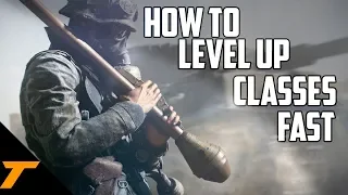 Battlefield V - FASTEST WAY TO LEVEL UP CLASSES (Assault, Medic, Support, Scout)