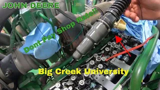 John Deere injector replacement on 13.5L engine