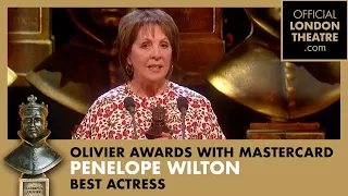 Penelope Wilton wins Best Actress | Olivier Awards 2015 with Mastercard