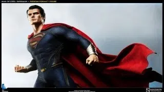 Sideshow 1:4 Man of Steel: Superman Premium Format Figure Preview