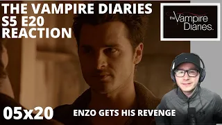 THE VAMPIRE DIARIES S5 E20 WHAT LIES BENEATH REACTION 5x20 ENZO AND THE TRAVELERS ATTACK SEASON 5