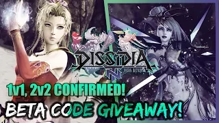Dissidia Final Fantasy NT: BETA CODE GIVEAWAY! New Gameplay Modes Confirmed!  Success or Failure?!?!