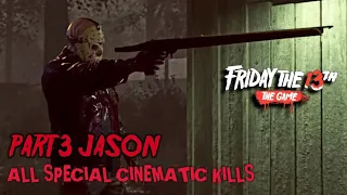 Friday the 13th The Game: All Part 3 Jason Special Cinematic Kills