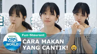 Cara Makan yang Cantik [Stars' Top Recipe at Fun-Staurant/21-04-2020][SUB INDO]