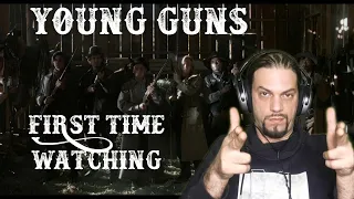 Shandor reacts to YOUNG GUNS (1988) - FIRST TIME WATCHING!!!