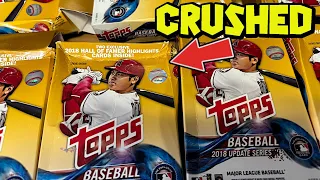 My Boxes of 2018 TOPPS UPDATE Arrived DAMAGED...So I Ripped Them