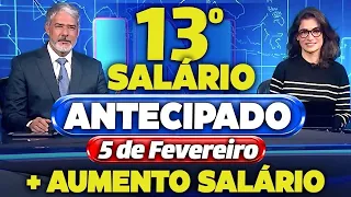 INSS: 13 SALÁRIO dos APOSENTADOS com AUMENTO de SALÁRIO em FEVEREIRO? NOVO BENEFÍCIO