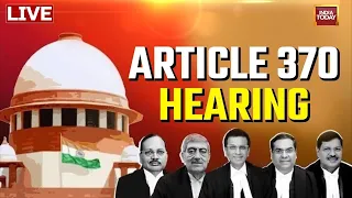 Supreme Court LIVE | Hearing On Article 370 | Government Arguments | Day 15