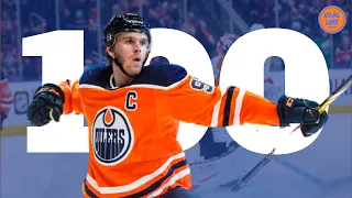 Edmonton Oilers Connor Mcdavid Hits 100 Points In 53 Games!!!!!!