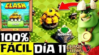 Como COMPLETAR💪 vencer MUY FÁCIL RÁPIDO el NUEVO DESAFÍO Clash Of Clans 10 Aniversario Dia 11 FINAL