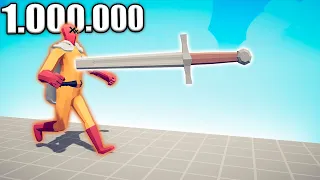 1.000.000 DAMAGE SWORD THROWER vs UNITS - TABS | Totally Accurate Battle Simulator 2024