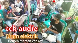 CEK AUDIO DRUM ELEKTRIK DEMEN MANTAN VOC.ROY