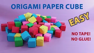 How to make an Origami Paper Cube Easy