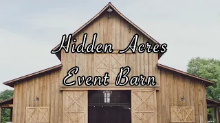 North Georgia Wedding Venue | Hidden Acres Event Barn | Maysville, GA | The Hill's Media