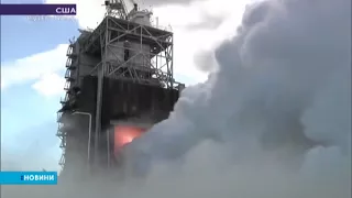 Нового двигуна для надважкої ракети-носія випробували у Космічному центрі NASA