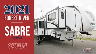 2021 Forest River Sabre 37FLH Fifth Wheel Travel Trailer Walkthrough, Tri State RV, Anna IL