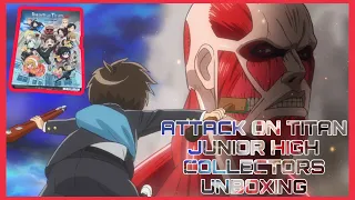 ATTACK ON TITAN JUNIOR HIGH COLLECTORS EDITION UNBOXING (UK)