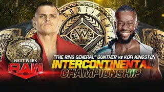 Gunther vs Kofi Kingston - Intercontinental Championship Match (1/2) | WWE RAW 01/29/24