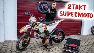 Exc300 2Takt Erzberg wird auf Supermoto umgebaut!