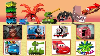 Monster School : ALL TRAIN SCHOOL FUNNY EPISODES BOSS CHOO CHOO CHARLES - Minecraft Animation