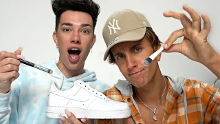 Customizing Shoes with James Charles!