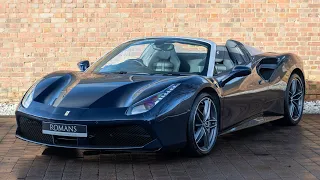 2018 Ferrari 488 Spider - Blu Pozzi - Walkaround & Interior