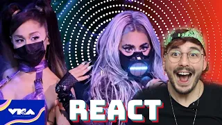 Reagindo a LADY GAGA Performs Chromatica - Rain On Me ft. Ariana Grande - VMA 2020  - REACT