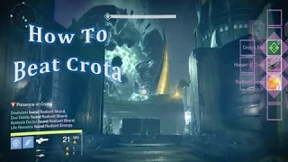 How to beat Crota fast and without exploits/glitches