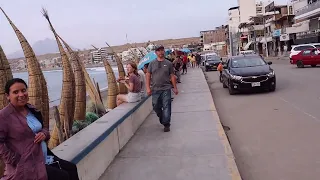 Walking in Huanchaco, Peru