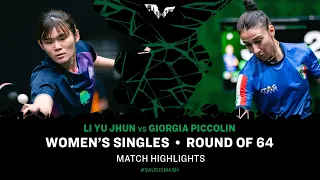 Li Yu Jhun vs Giorgia Piccolin | WS R64 | Saudi Smash 2024