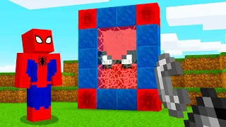 NUNCA ENTRE NO PORTAL DE HOMEM ARANHA NO MINECRAFT