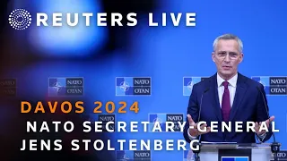 LIVE: NATO Secretary-General Jens Stoltenberg speaks at Davos 2024