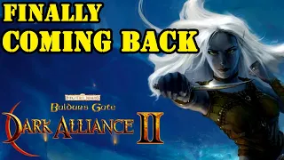 Baldur's Gate Dark Alliance 2 IS COMING BACK! (Remaster Coming July 20th 2022!)