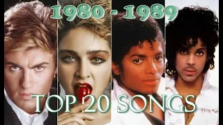 Top 20 Songs of Each Year (1980-1989)