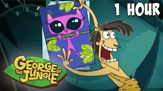 George of the Jungle | 1 HOUR | Compilation | Cartoons For Kids