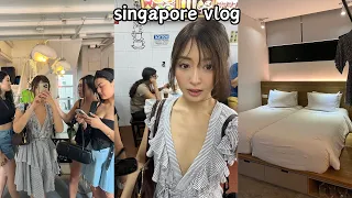 [Girls Trip to...] Singapore ✈️🇸🇬 Ep.1 (getting ready for the club, local recommended food)