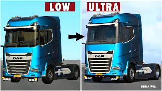LOW vs ULTRA ETS2 Graphics Comparison - Euro Truck Simulator 2 in Depth Graphics Comparison