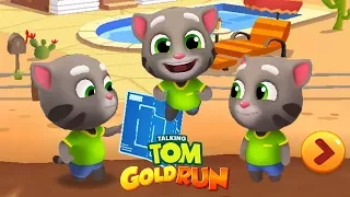 Talking Tom Gold Run Gameplay - 3Talking Tom Run Faster 2017