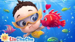 Swimming Song | Learning to Swim for Kids + More LiaChaCha Nursery Rhymes & Baby Songs